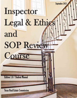 Texas Inspector Legal & Ethics and SOP Review Course